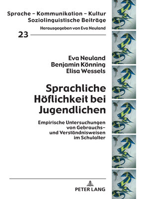 cover image of Sprachliche Hoeflichkeit bei Jugendlichen